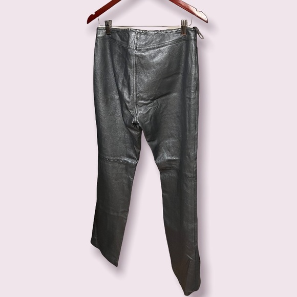 90’s vintage genuine leather pants (so unique) 💕 GAP - Picture 3 of 8